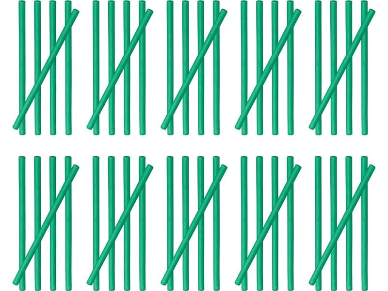 EASYmaxx Abflussreiniger Sticks Apfelduft 50 Stück Nie wieder verstopfte Abflüsse und schlechte Gerüche