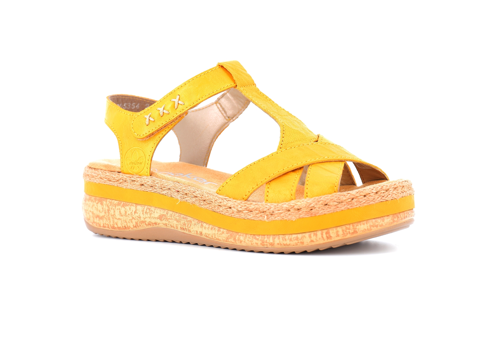 Rieker-V0919 Cuir Jaune
