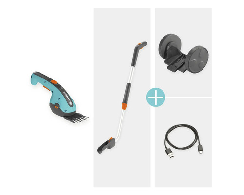 GARDENA ClassicCut snoerloze gras- en buxusschaar inclusief handgreep
