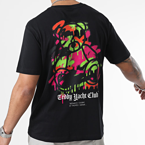 Tee Shirt Oversize Large Flash Bombing Noir