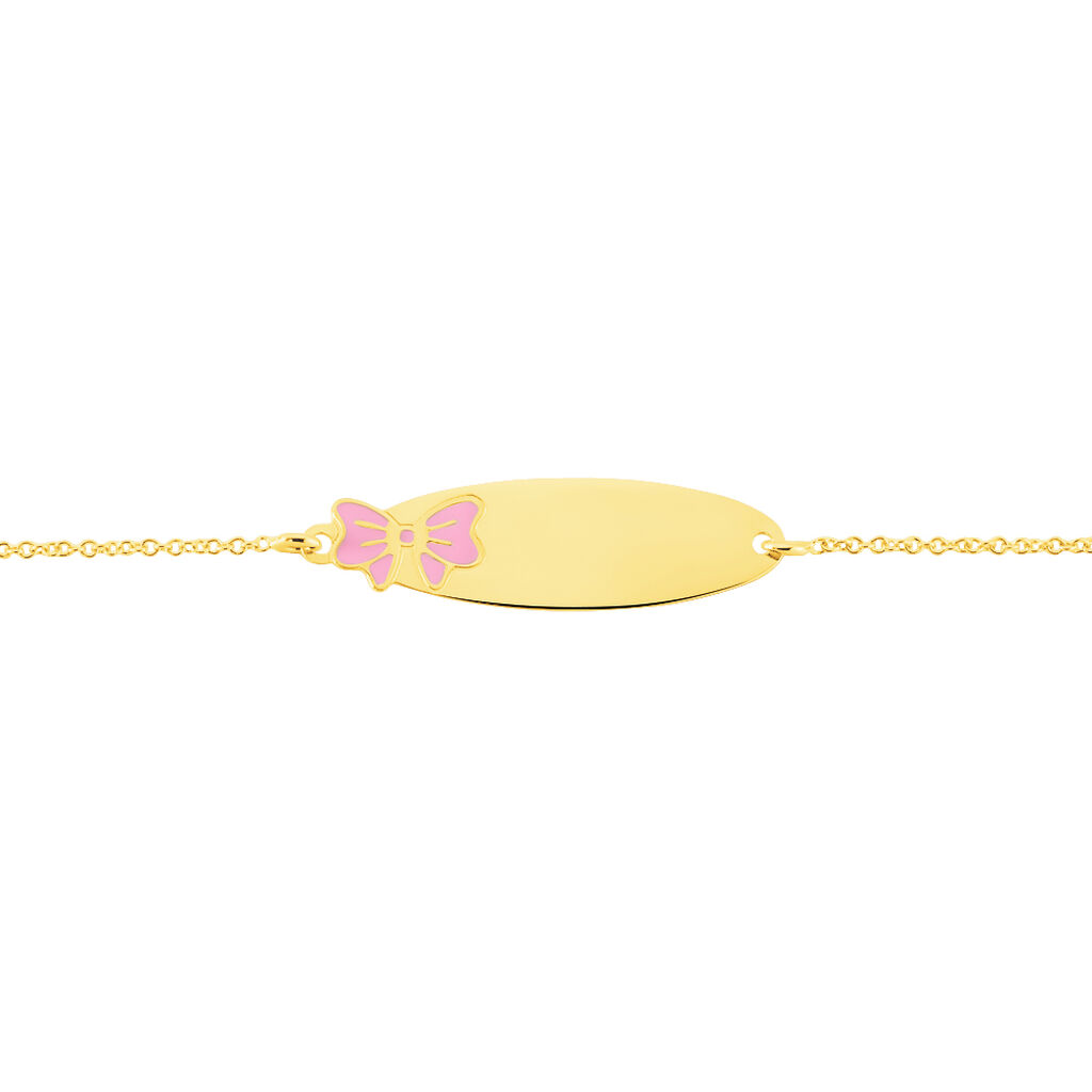 Bracelet Identité Helee Noeud Or Jaune