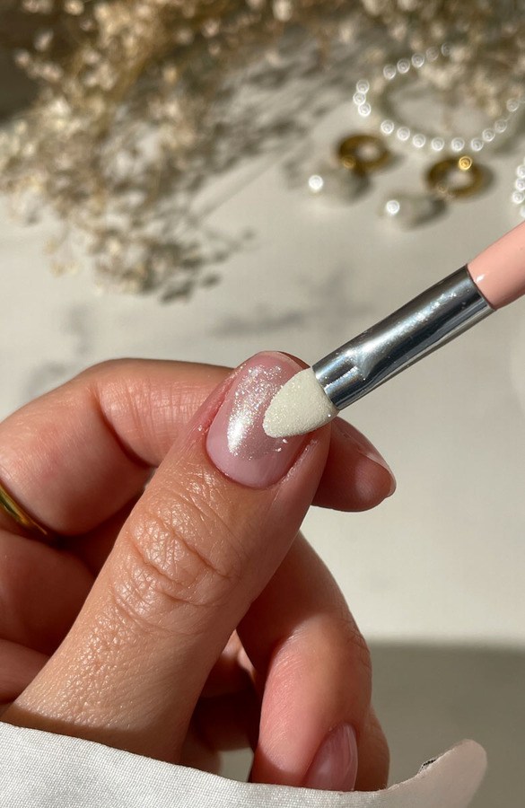 Le Mini Macaron Chrome Powder Set Le Pearl