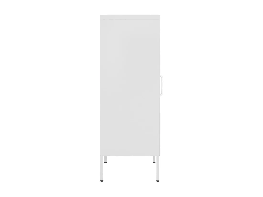 Armoire de rangement Blanc 42,5x35x101,5 cm Acier
