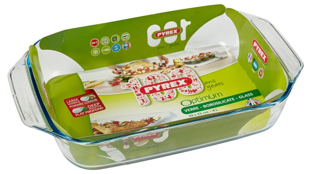 Pyrex Irresistible Fad rektangulært 39 x 25 x 6 cm Klar