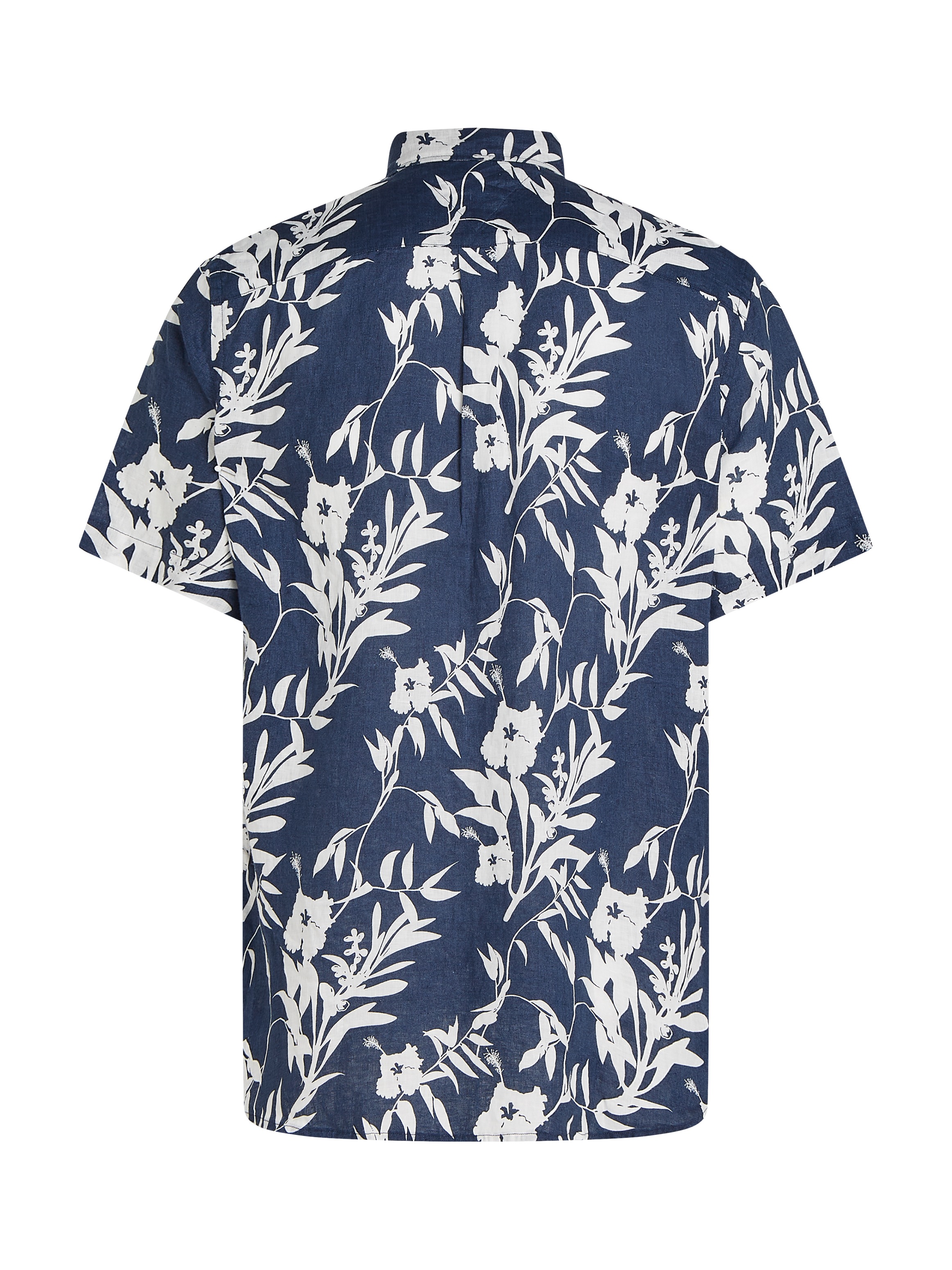 Tommy Hilfiger Leinenhemd »LINEN TROPICAL PRT SS Regular Fit SHIRT«, mit Allover Flowerprint
