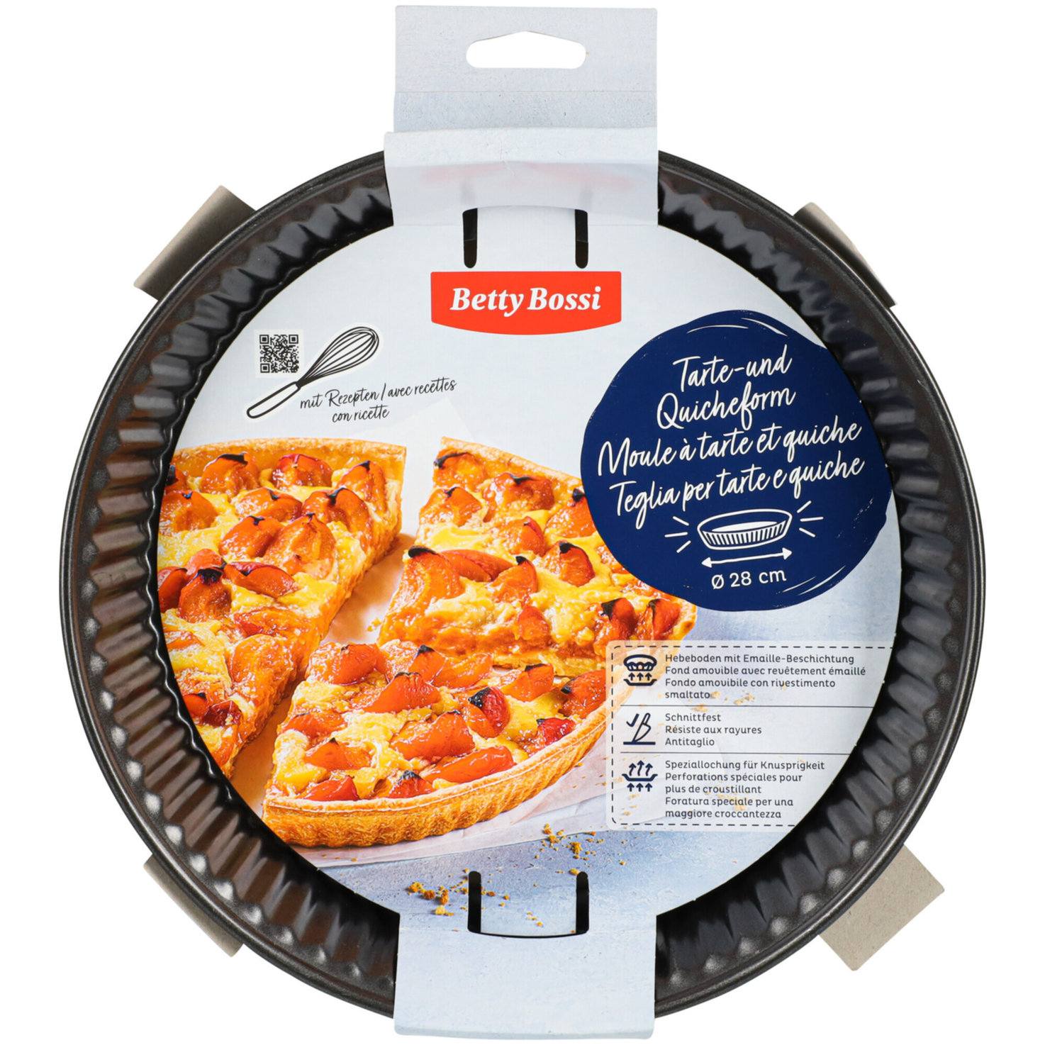 Betty Bossi Tarte & Quichform Emaille beschichtet
