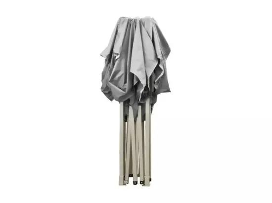 Gazébo pliant pliant 2X2 Blanc recouvert de PVC imperméable