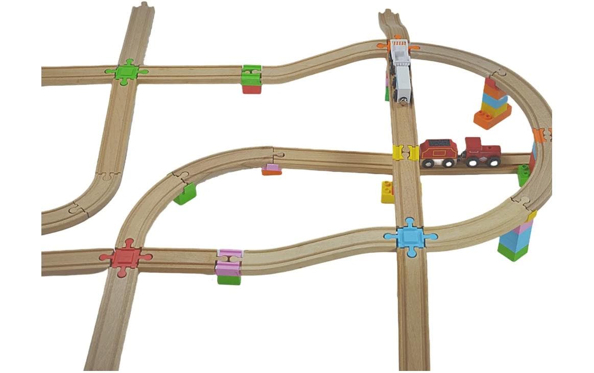 TrackConnectors – Cross and Across Set8 Bio-Schienen- und Steine-Verbinder inkl. 4 Kreuzungen