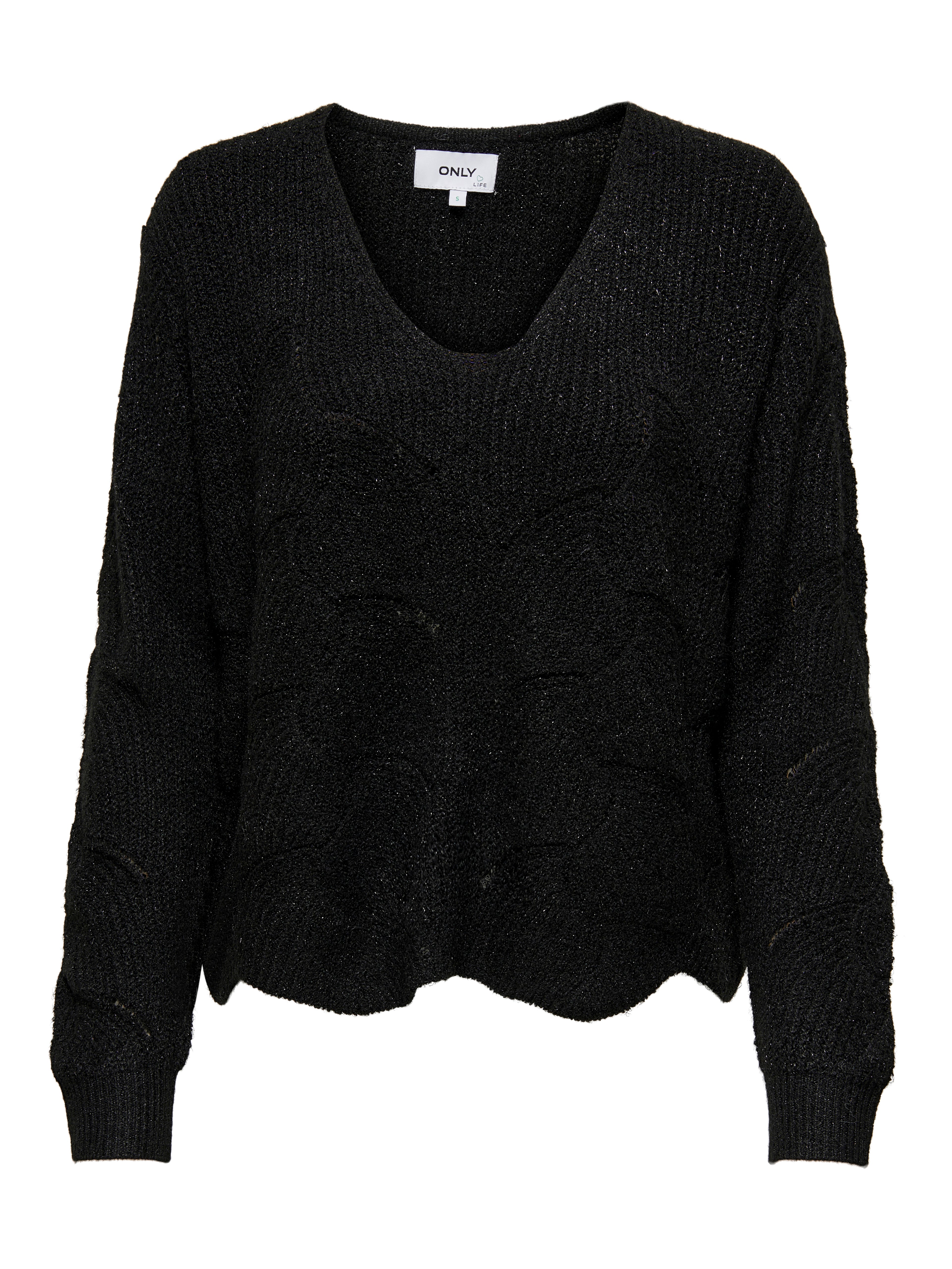 ONLCORA Strickpullover Black