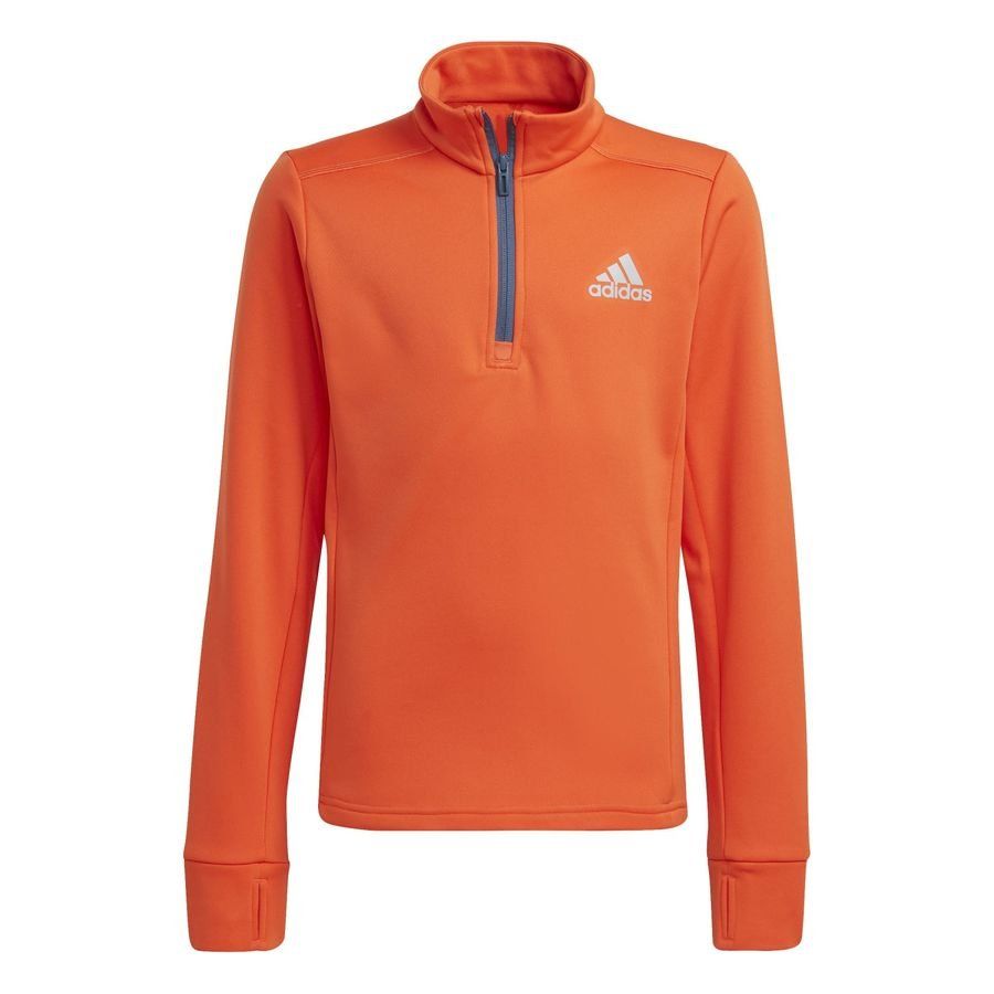 adidas Maillot d'Entraînement Aeroready 1/2 Zip - Orange Enfant