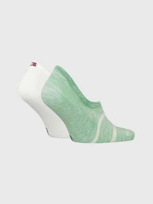 Pacote com 2 pares de meias com estampa de bandeira.
