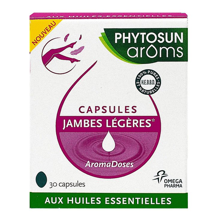 AromaDoses jambes légères 30 capsules