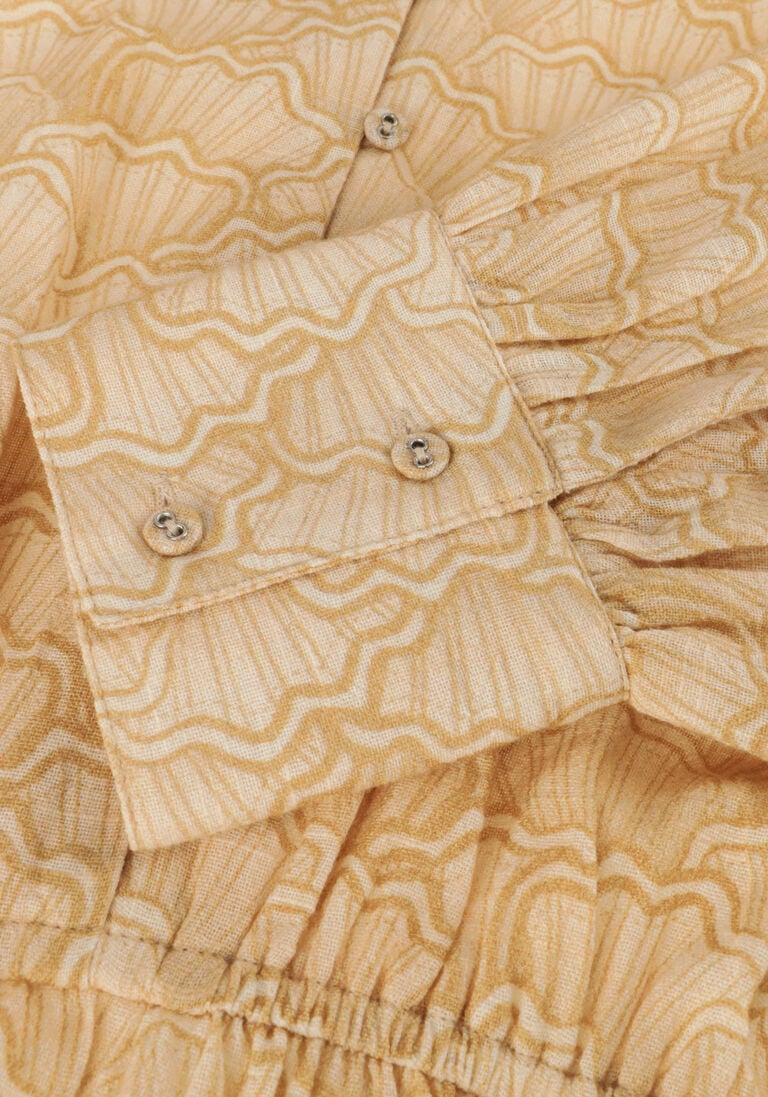 OMODA ATELIER beige omoda atelier mini jurk x kae