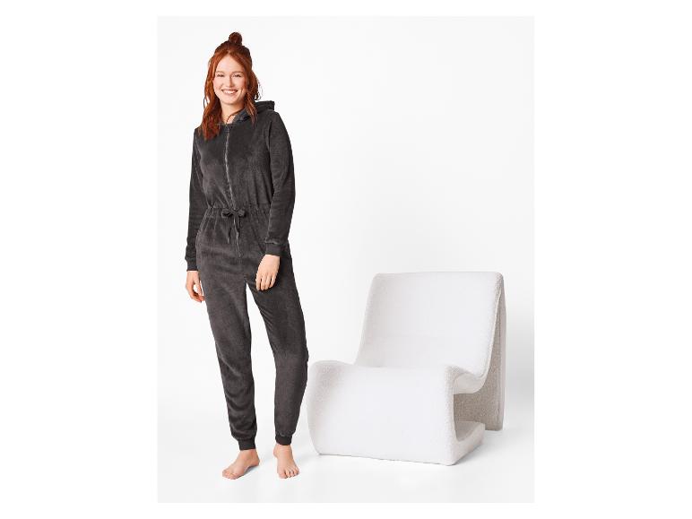 Dames pluche jumpsuit