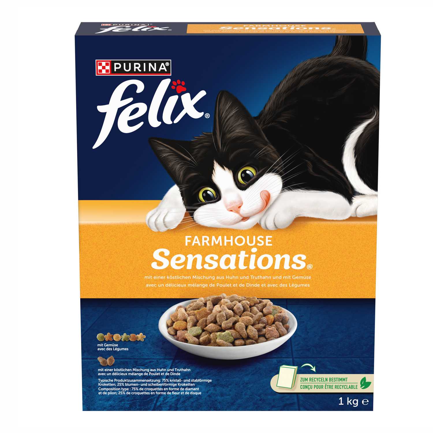 felix Katzenfutter Sensations Knuspermenü