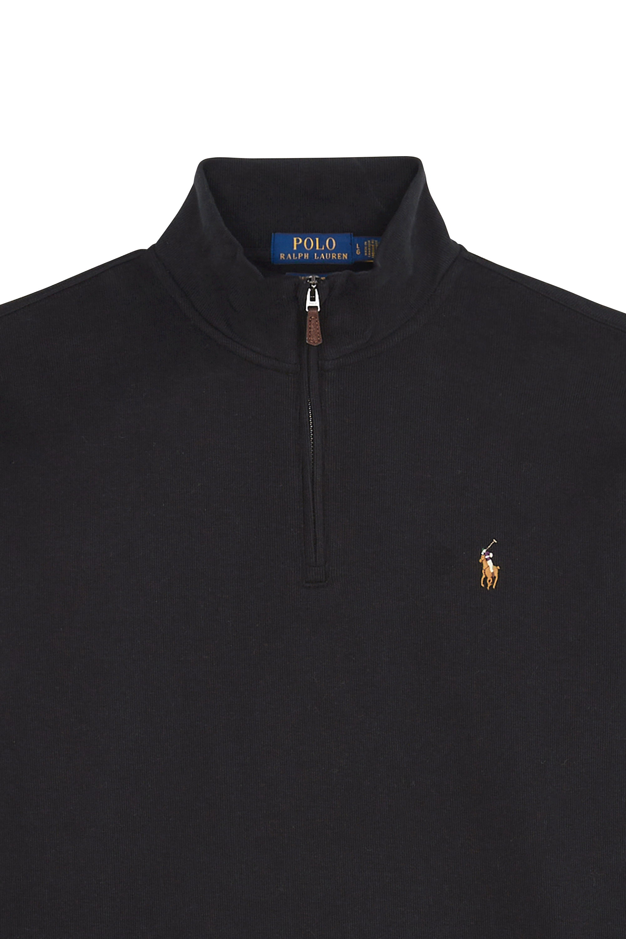 POLO RALPH LAUREN Pull ESTATE RIB-LSL-KNT Noir