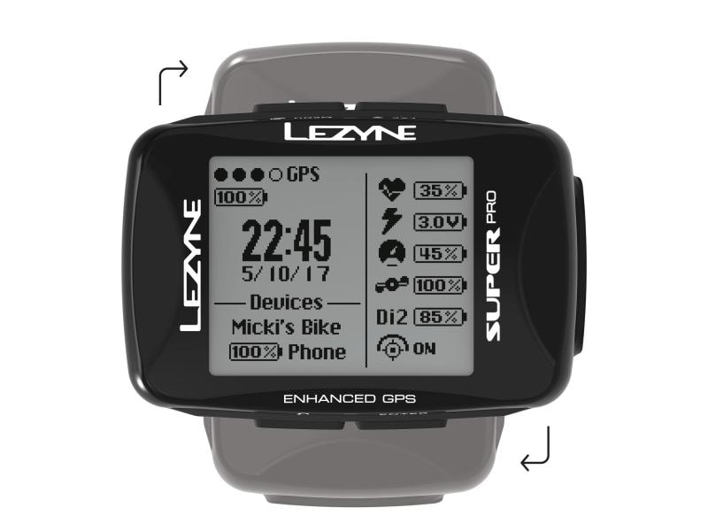 Lezyne Fahrrad GPS Super Pro Smart Velo GPS
