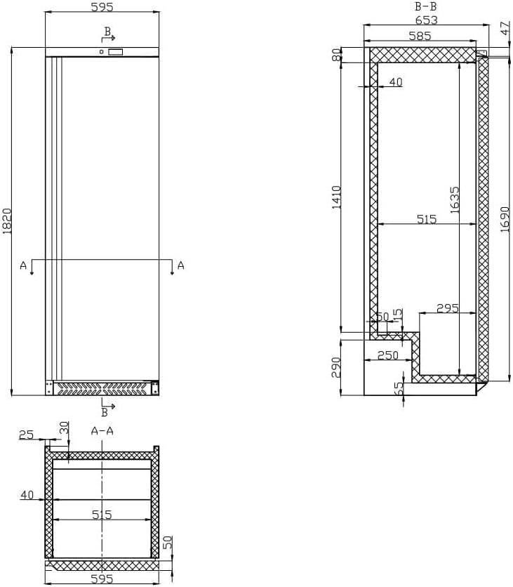 Lagerkühlschrank ECO 380 Gastronomiebedarf