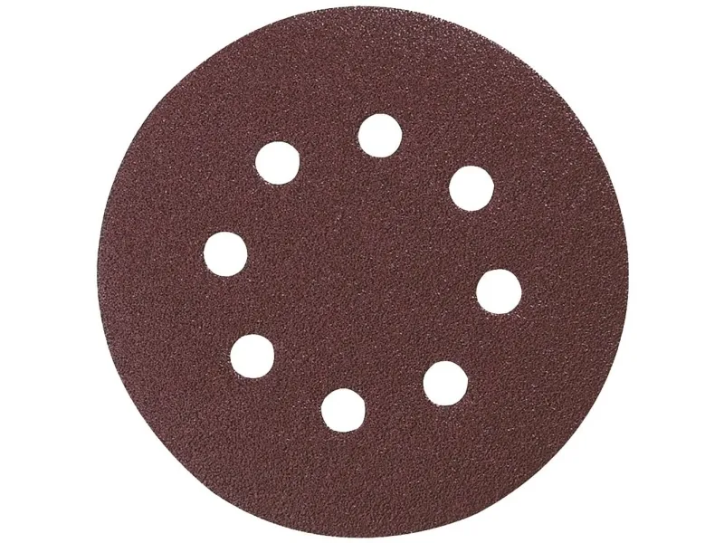 Makita - Sandpapirsark - for træ, metal - 10 stykker - 125 mm - rund - kornstørrelse: P240 - 125 mm