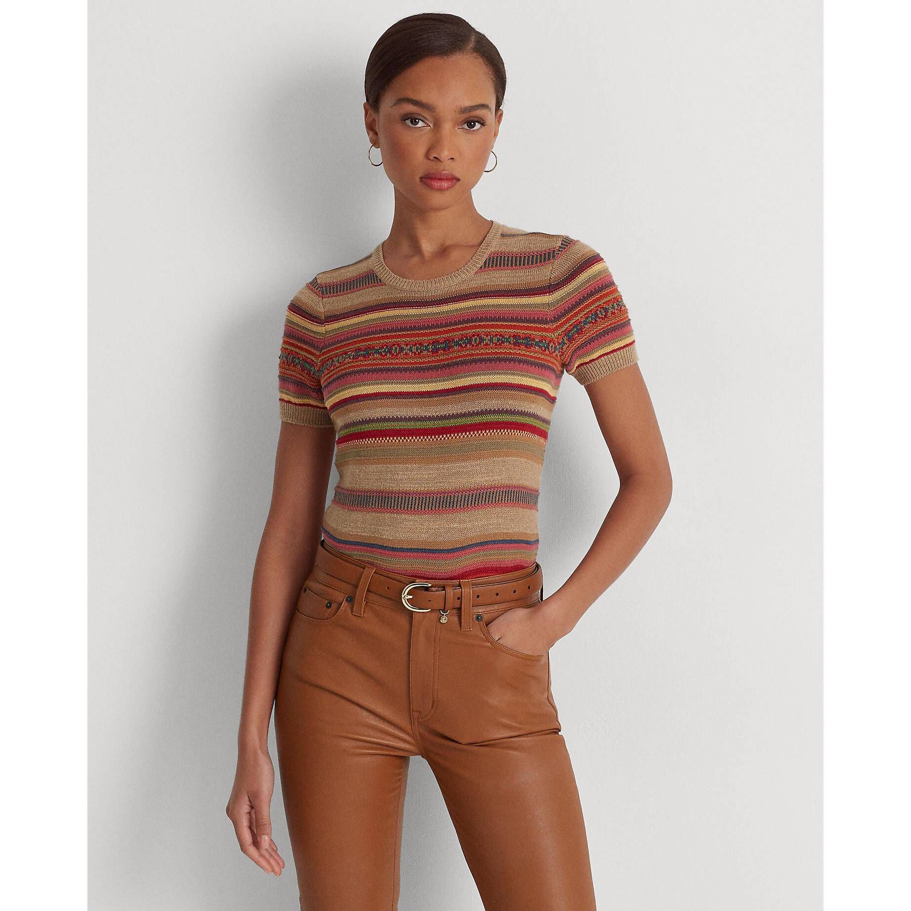 Lauren Ralph Lauren| Damen Pullover Kurzarm