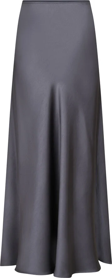 Neo Noir Vicky Heavy Sateen Skirt Dark grey