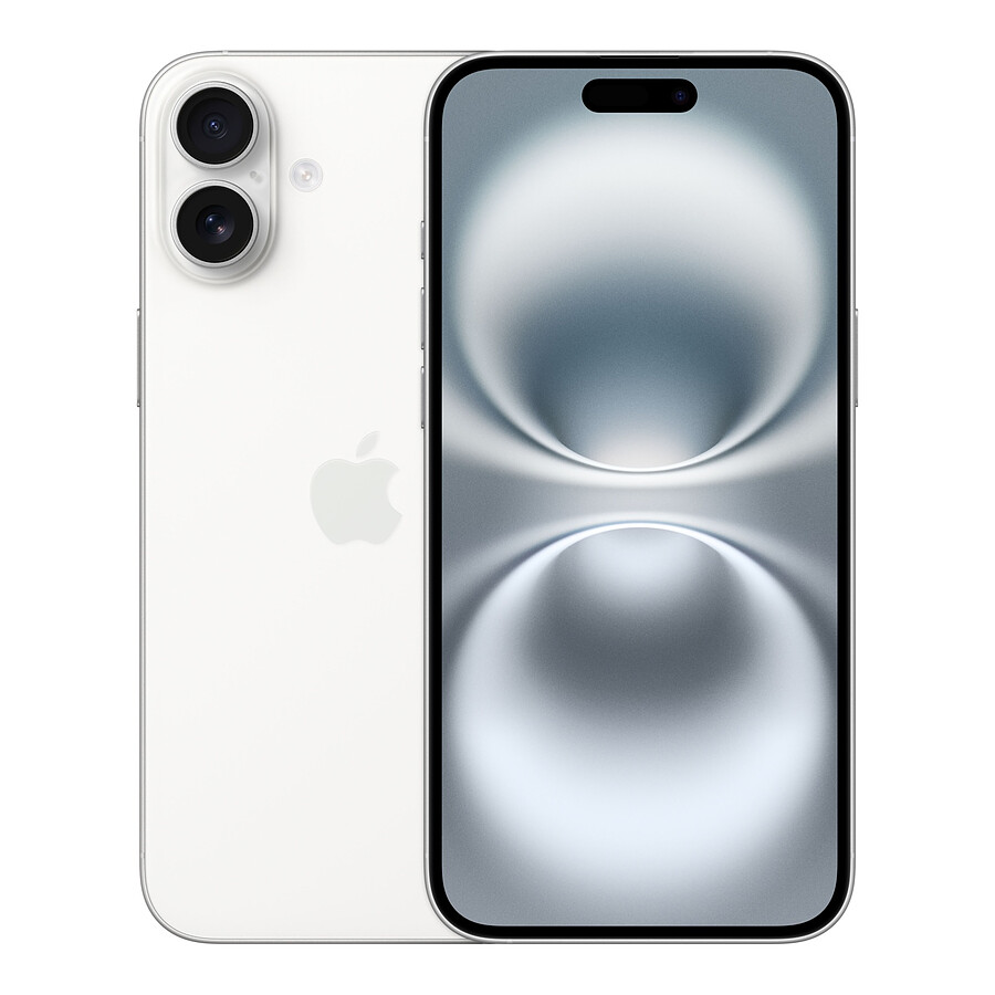 Apple iPhone 16 Plus Blanc - 128 Go · Reconditionné