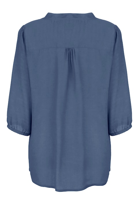Bluse, Rüschenkragen, 3/4-Ärmel