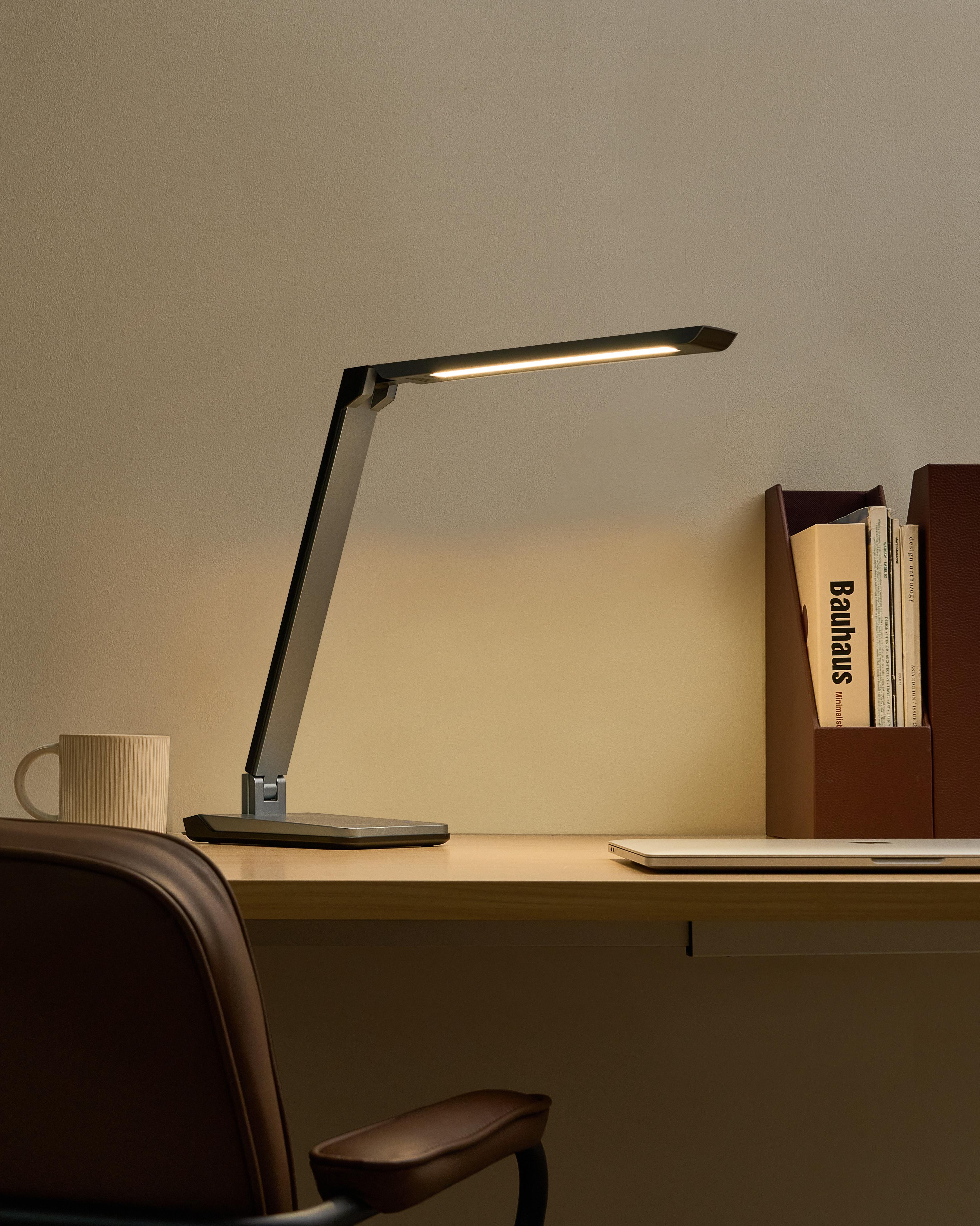LED bureaulamp PICTOR met dimmer Donkergrijs