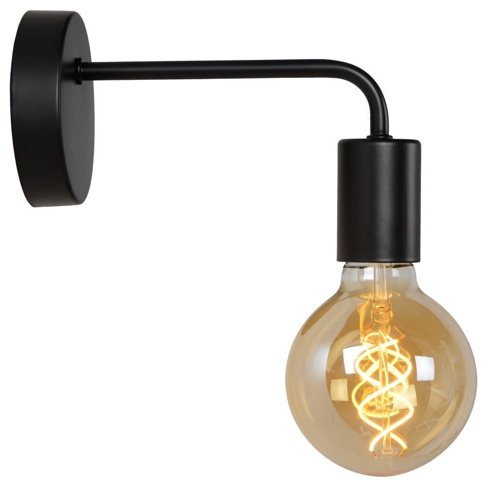 Scott wandlamp in zwart E27