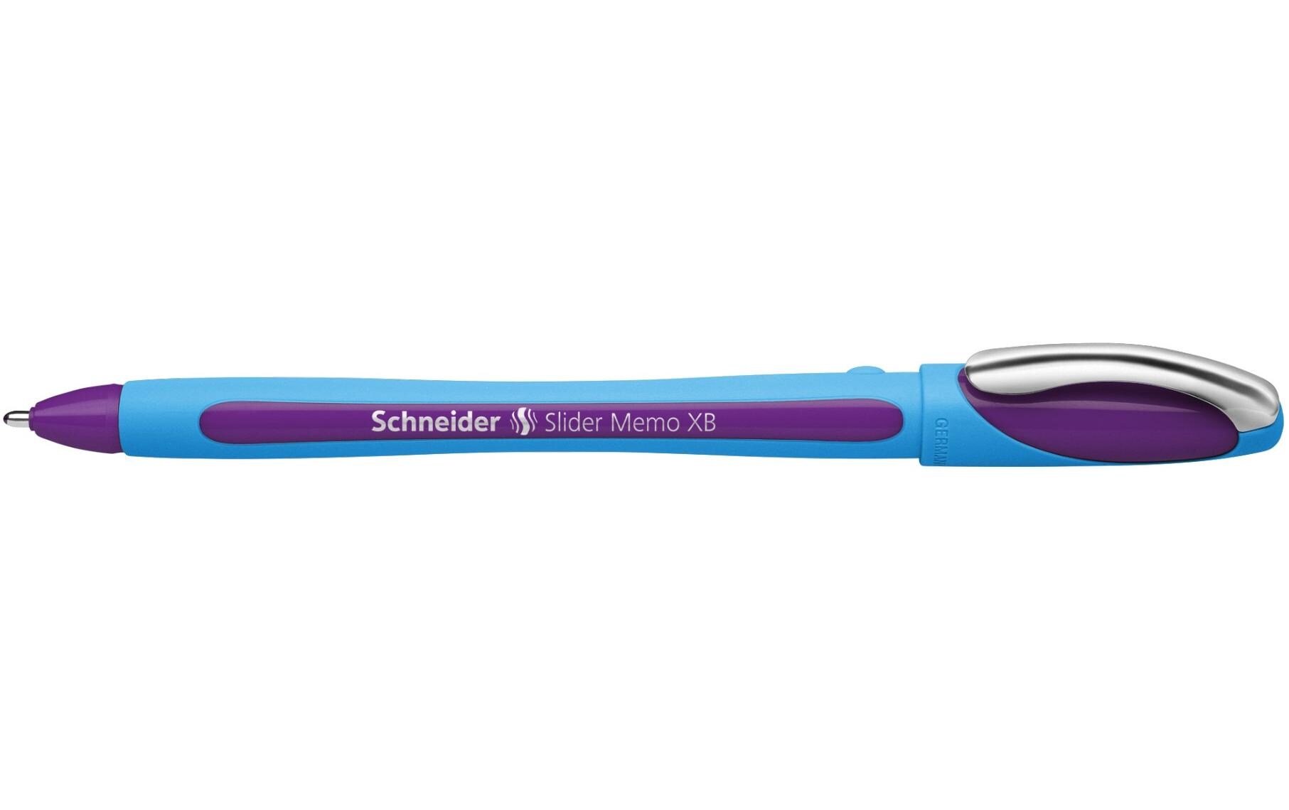 Kugelschreiber Slider Memo Blau/Violett, 1 StückKugelschreiber mit Kappe