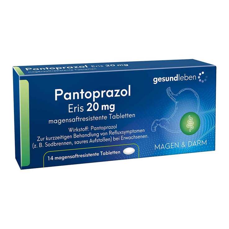Pantoprazol Eris 20 mg magensaftresistent Tabletten, 14 St
