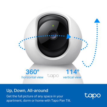 TP-Link Tapo TC71 beveiligingscamera voor binnen 2K 3MP bedraad Pan/Tilt