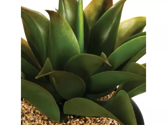 Plante artificielle Aloe vera Pot en céramique H 37 cm