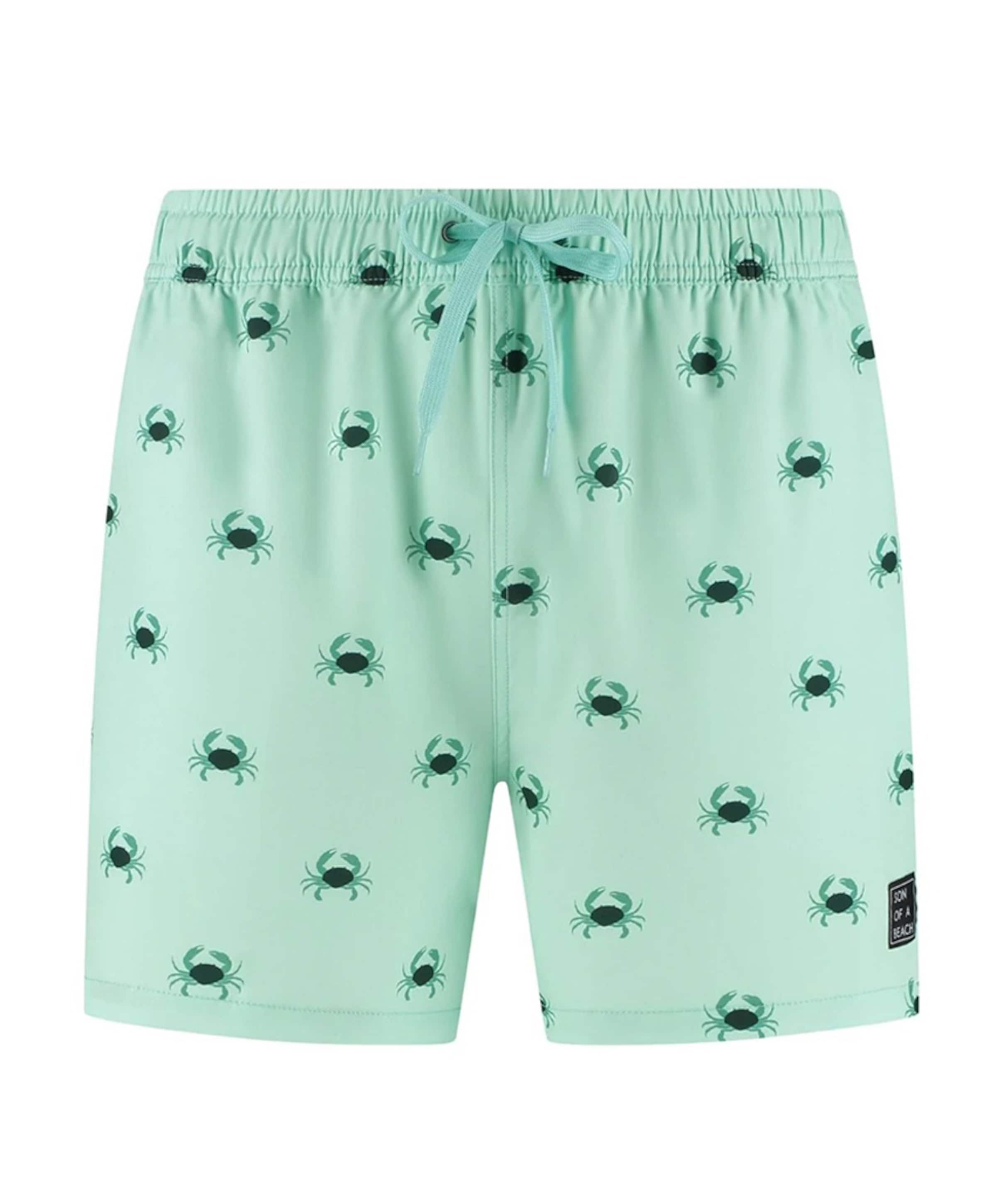 Son of a Beach Heren zwemshort groen