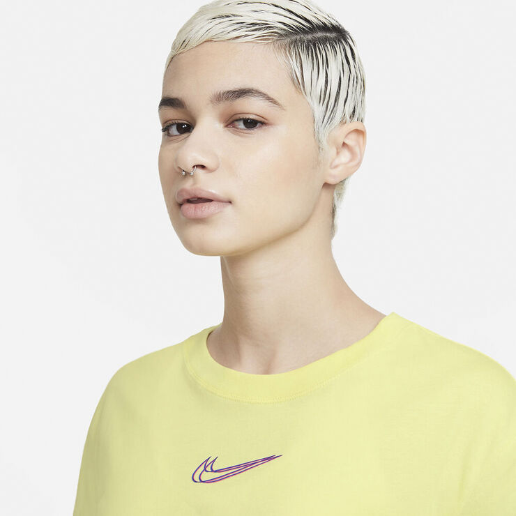 Nike Sportswear Cropped T Shirt Gul