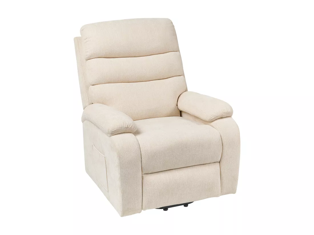 Fauteuil inclinable électrique RISE Tissu Beige clair