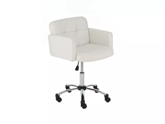 Chaise de bureau - Similicuir & Métal chromé - Los Angeles