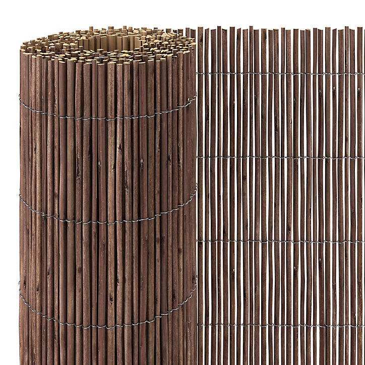 Canisse en osier fendu L.3 x H.1,2 m