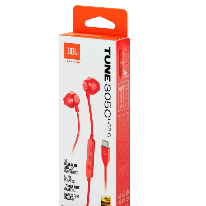 JBL - Tune 305C Red