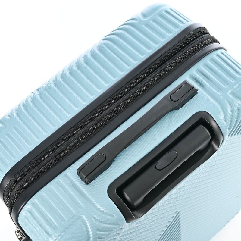 Lot de 3 valises rigides 337 Extensibles 55, 67 et 77 cm Bleu ciel