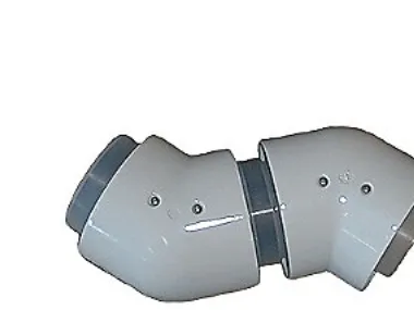 Vaillant EcoTEC bøjning 45° 2 stk. 80/125 mm
