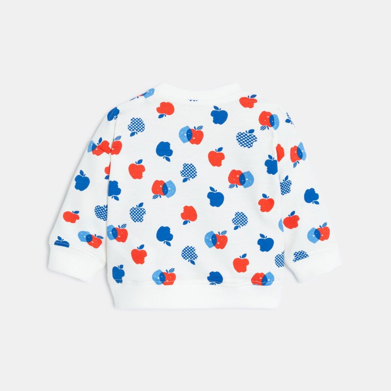 Sweat bébé garçon à motifs fruités beige Catimini Beige