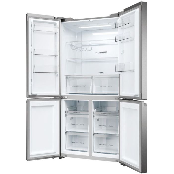 Haier Side-by-Side Multi Door CUBE 90 SERIE 5 HCR5919ENMP Platinum Inox