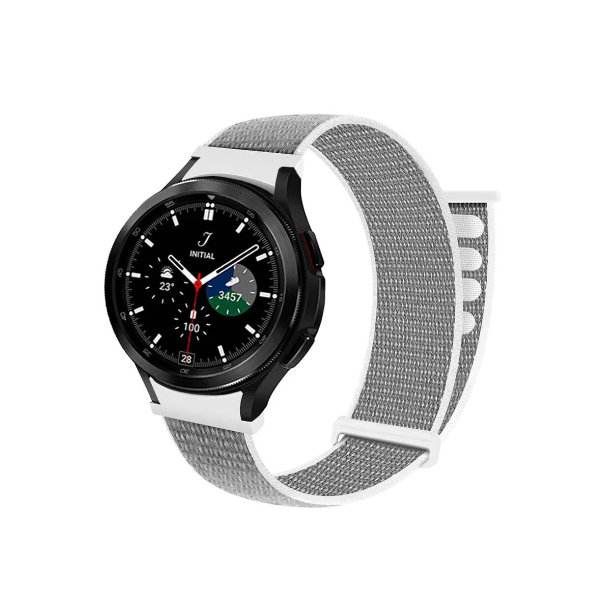 Nylon armbånd No-Gap Samsung Galaxy Watch 4 Classic (42mm) - Seashell
