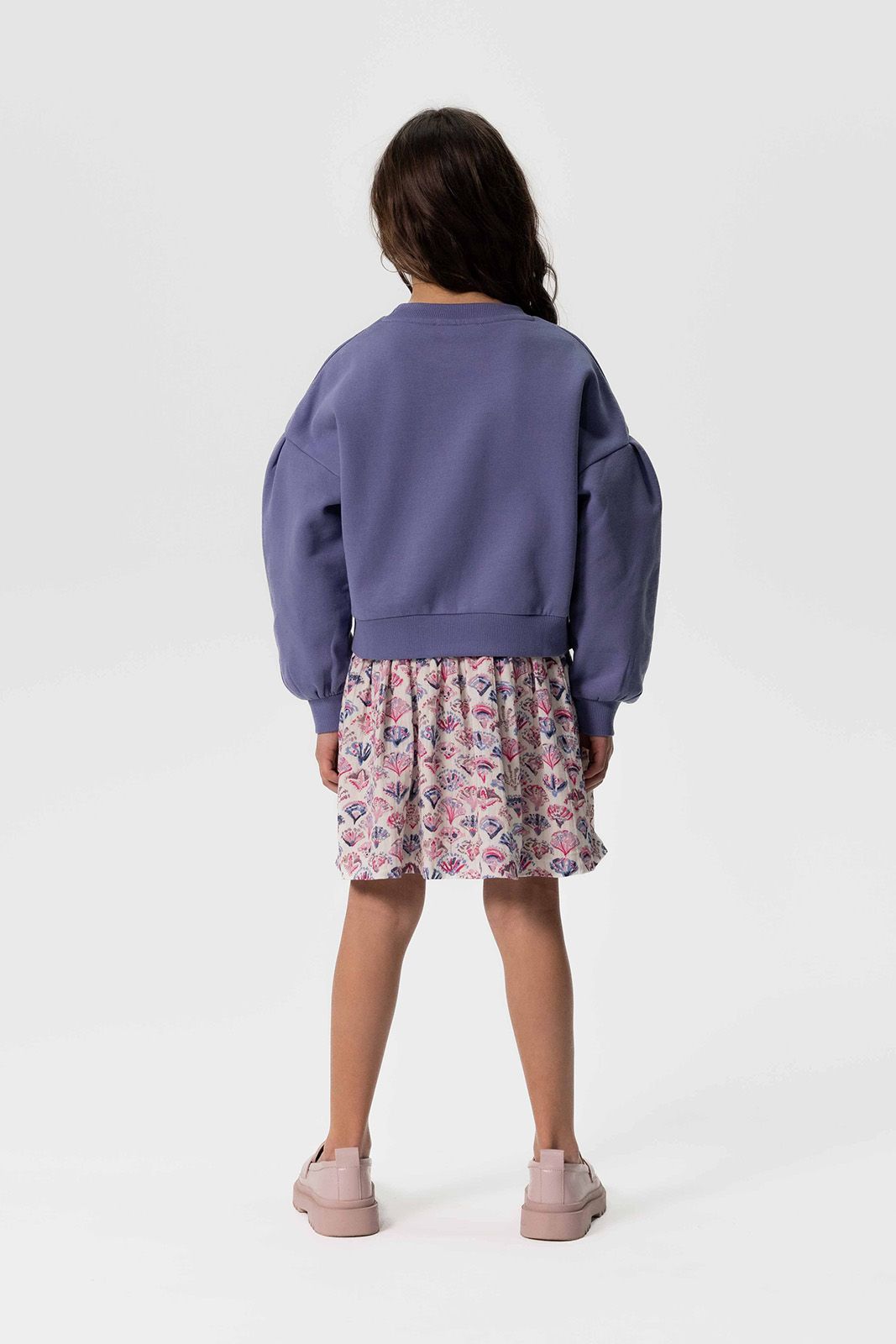 Multicolour rok met print