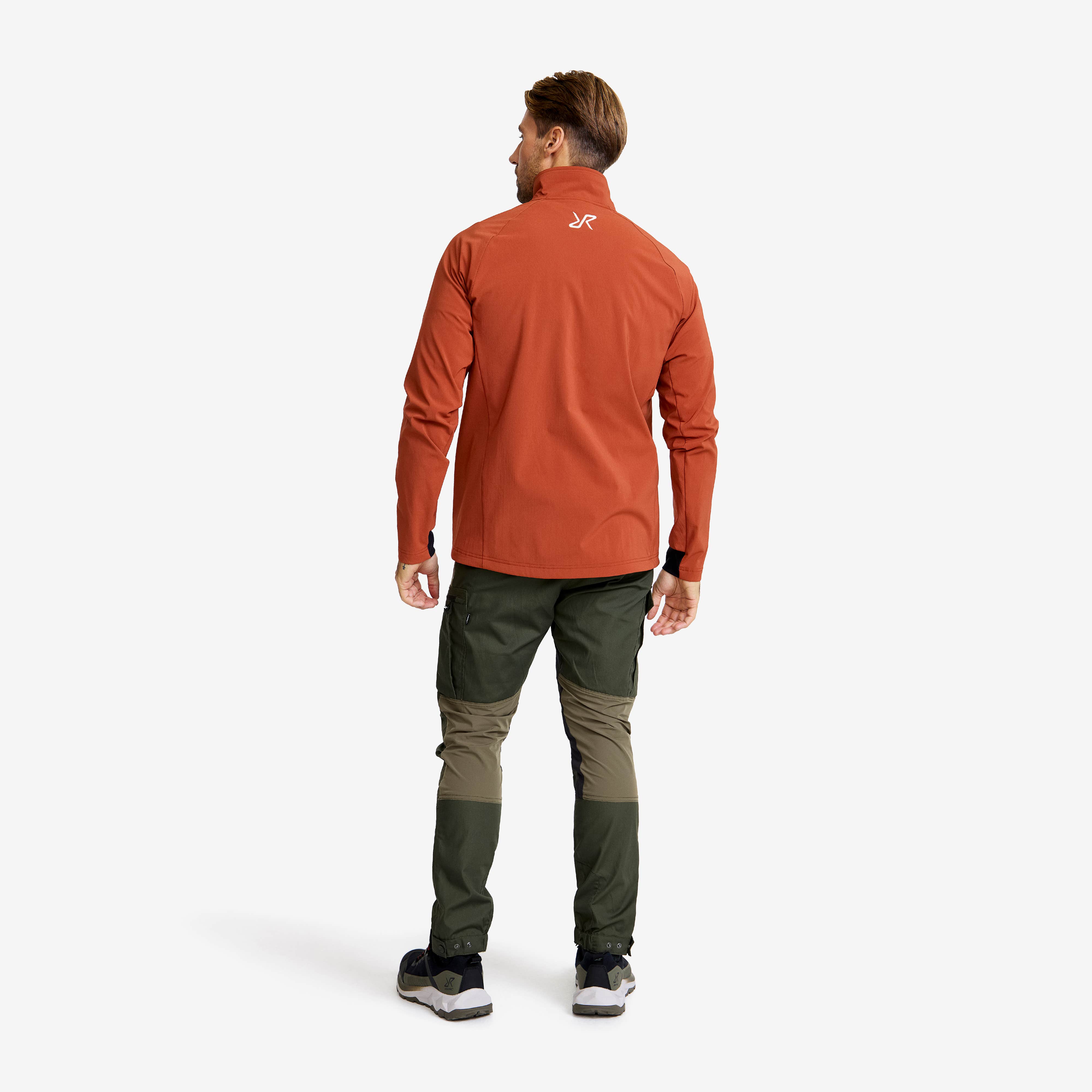 Exciter Light Softshell Jacket Herre Rusty Orange