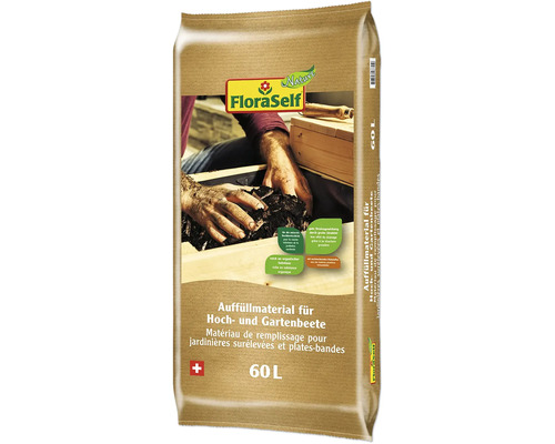 FloraSelf Nature 60 L verhoogd bed en tuinbedvulmateriaal