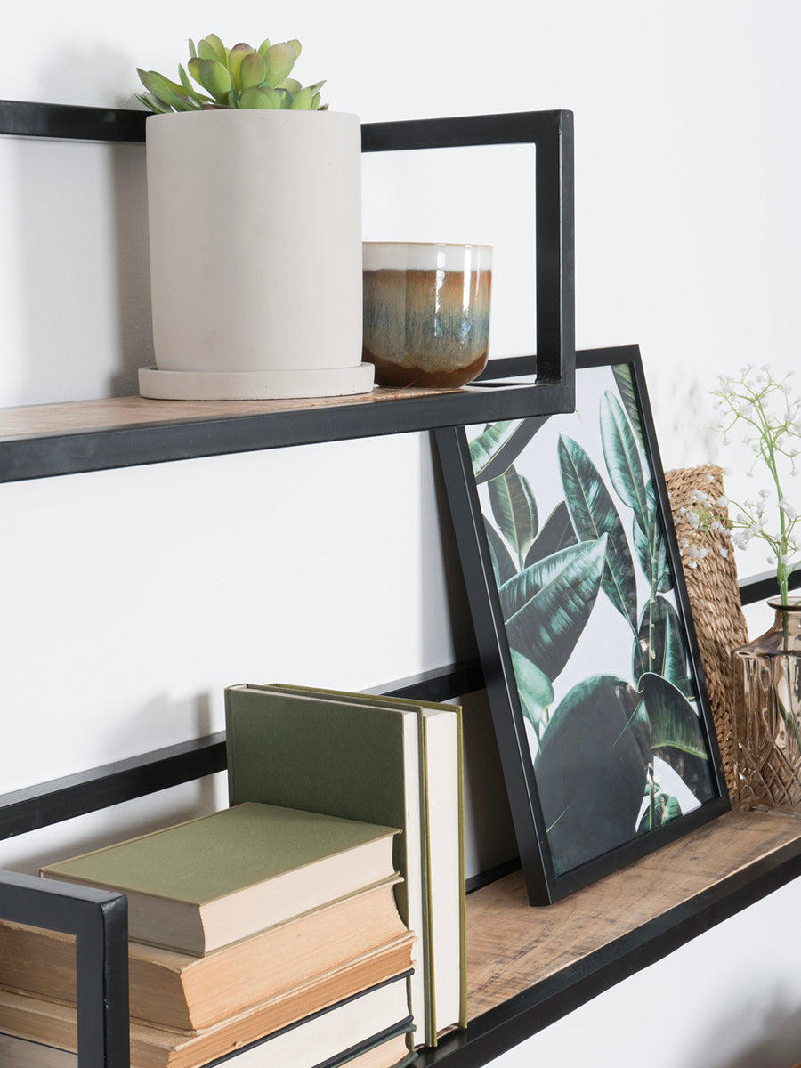 Home67 - Wandplank Vintage - Set van 3 Groot