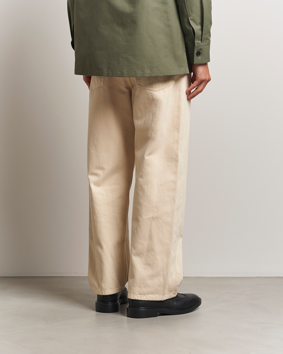 Jil Sander Loose Fit 5-Pocket Pants Oat