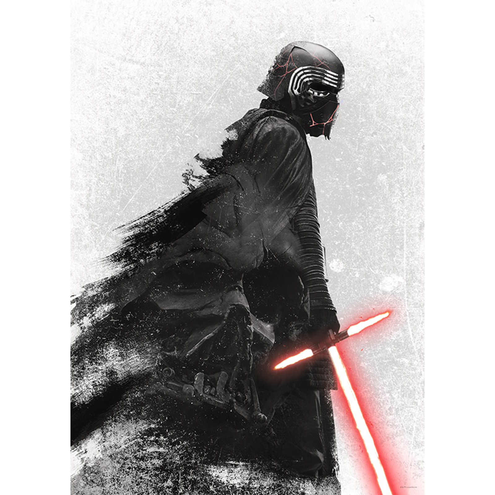 Wandbild STAR WARS EP9 KYLO VADER SHADOW - bunt - 50x70 cm